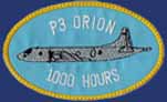 Over 1000 Hours Flight Time in P-3